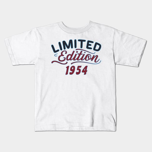 Limited Edition 1954 Kids T-Shirt by JnS Merch Store